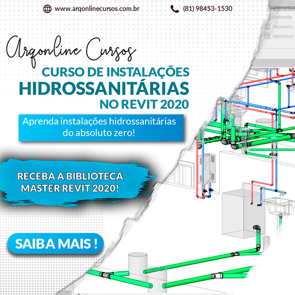 Curso de Instalações Hidrossanitárias no Revit 2020