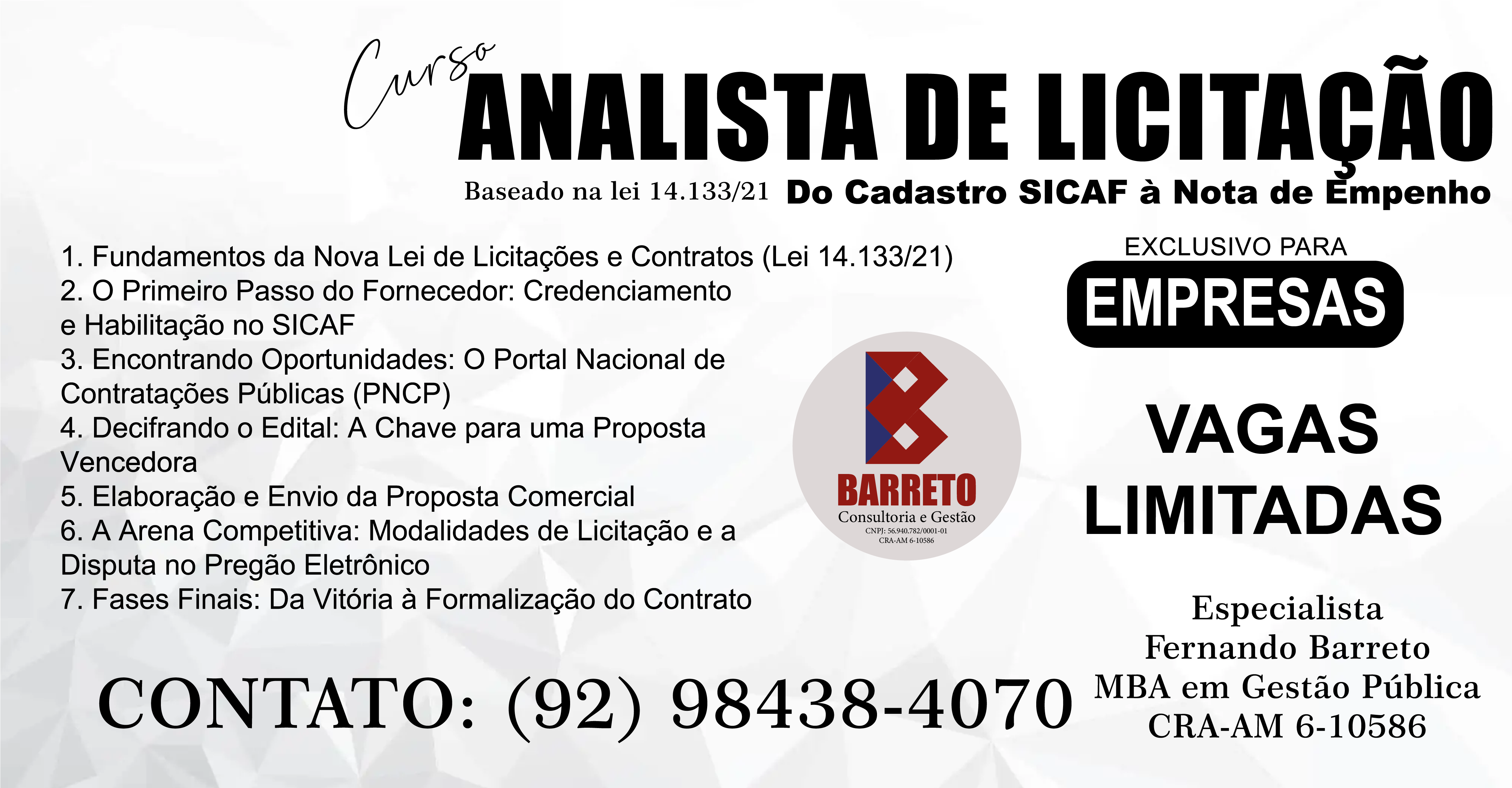 Sikaf Licitações na Prática: Do Cadastro no SICAF à Nota de Empenho