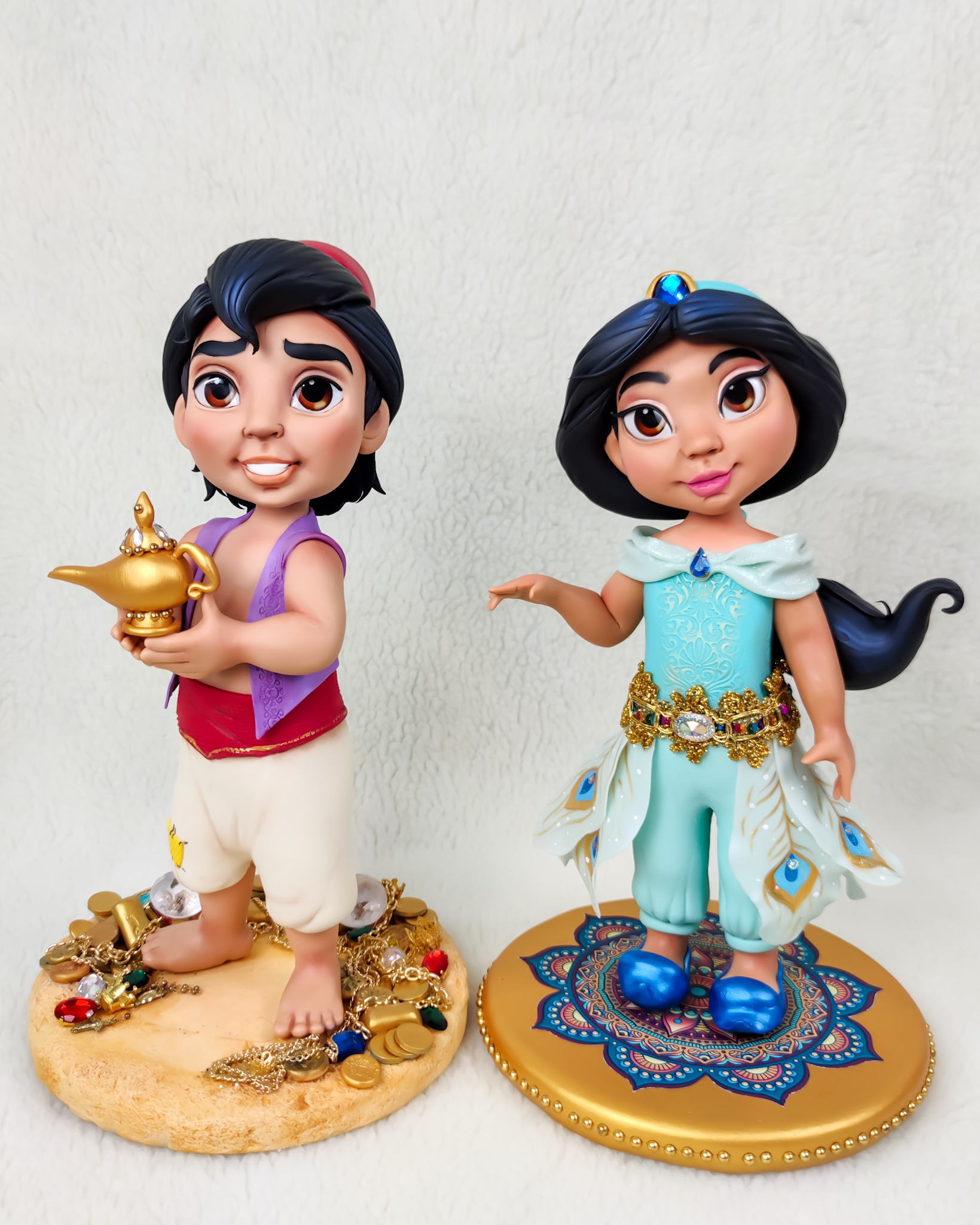 Curso de Biscuit Jasmine e Aladdin - Magia e Realeza - Arte Play Pr..., image size:1639x2048