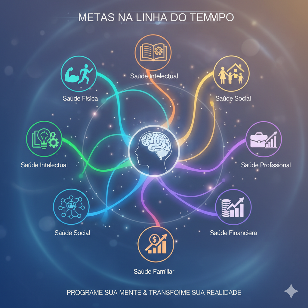Metas na linha do Tempo - Programe sua mente com metas e Mude sua r...