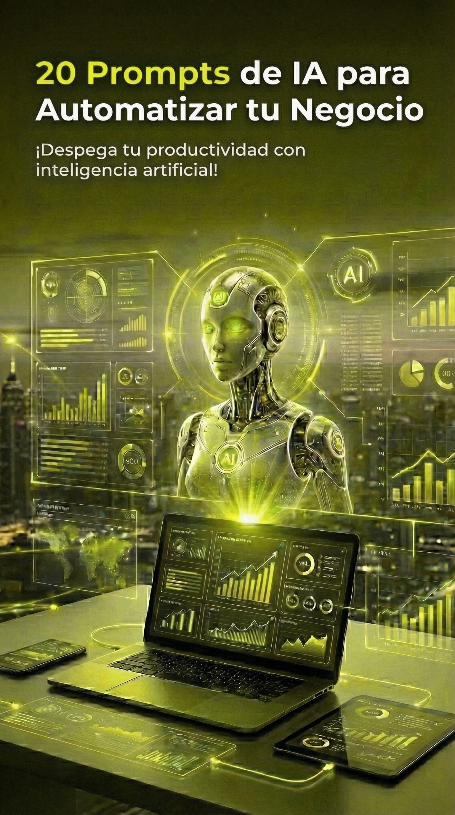 20 Prompts de IA para Automatizar tu Negocio
