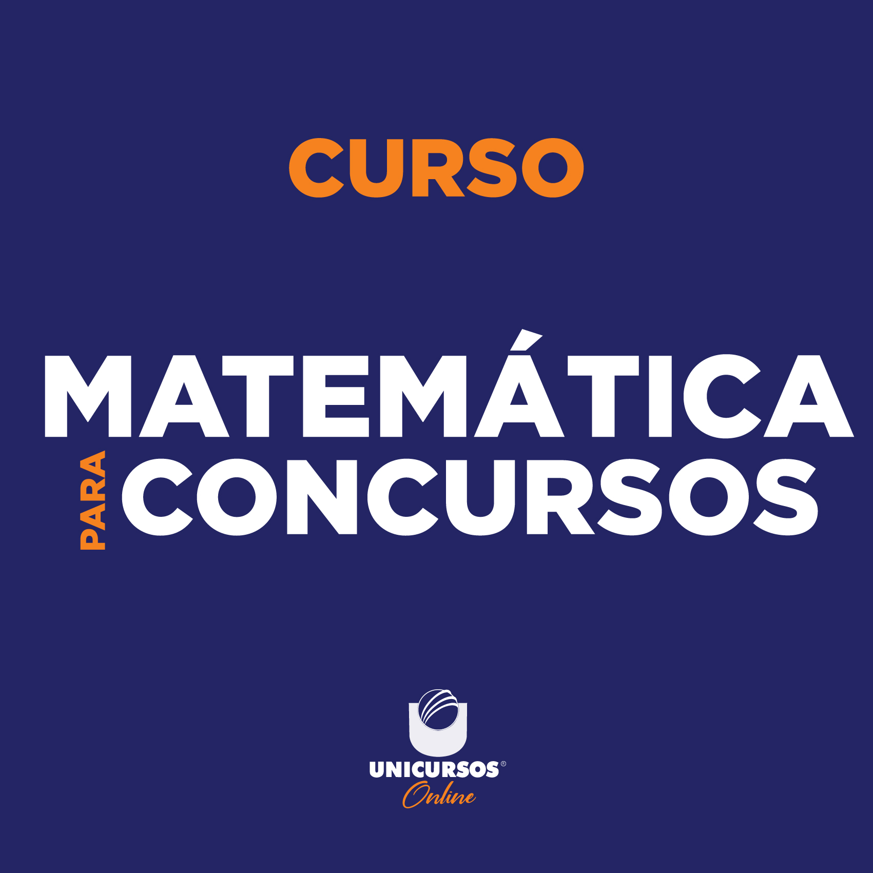 Imagem de capa para o Curso online MATEMÁTICA - BÁSICO PARA CONCURSOS