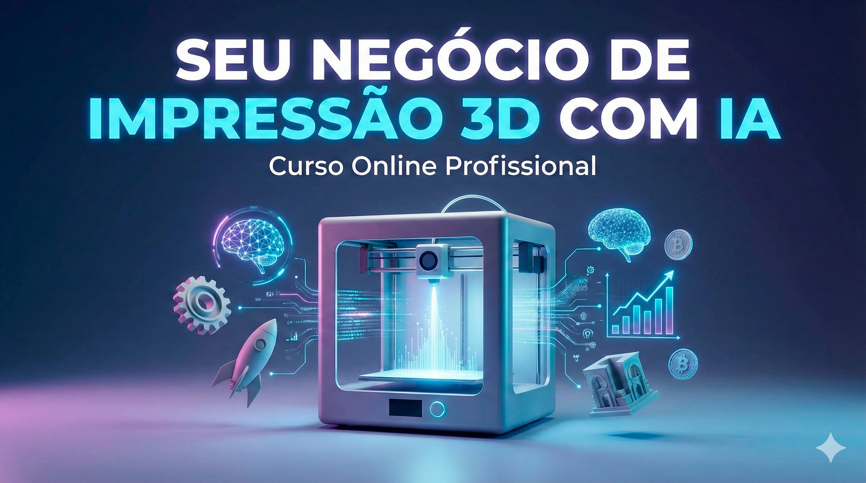 Seu Negócio de Impressão 3D com IA