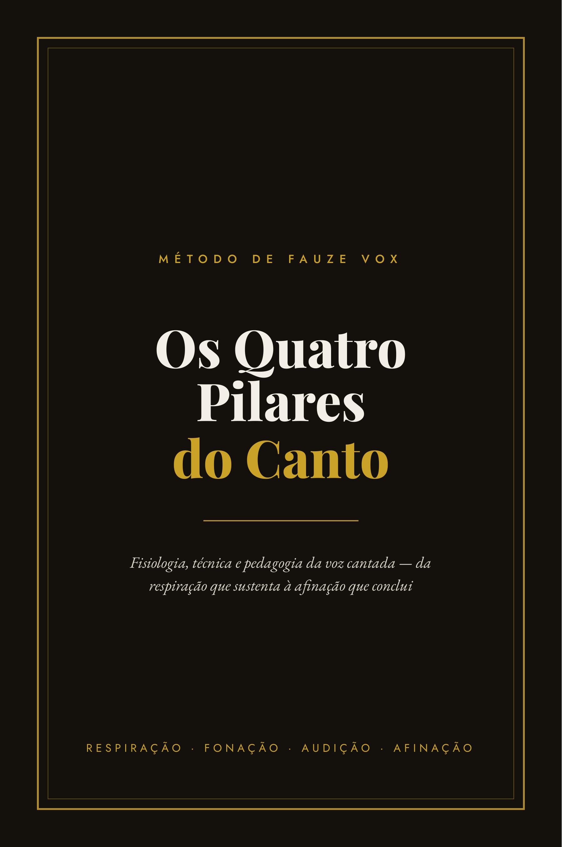 Capa do e-book Os 4 Pilares do Canto