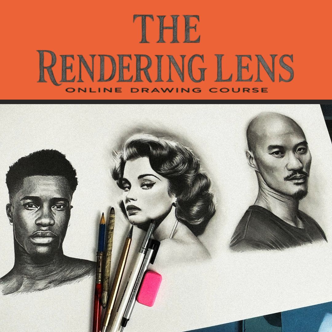 The Rendering Lens Drawing Course - Desbloqueando Portrait | Hotmart