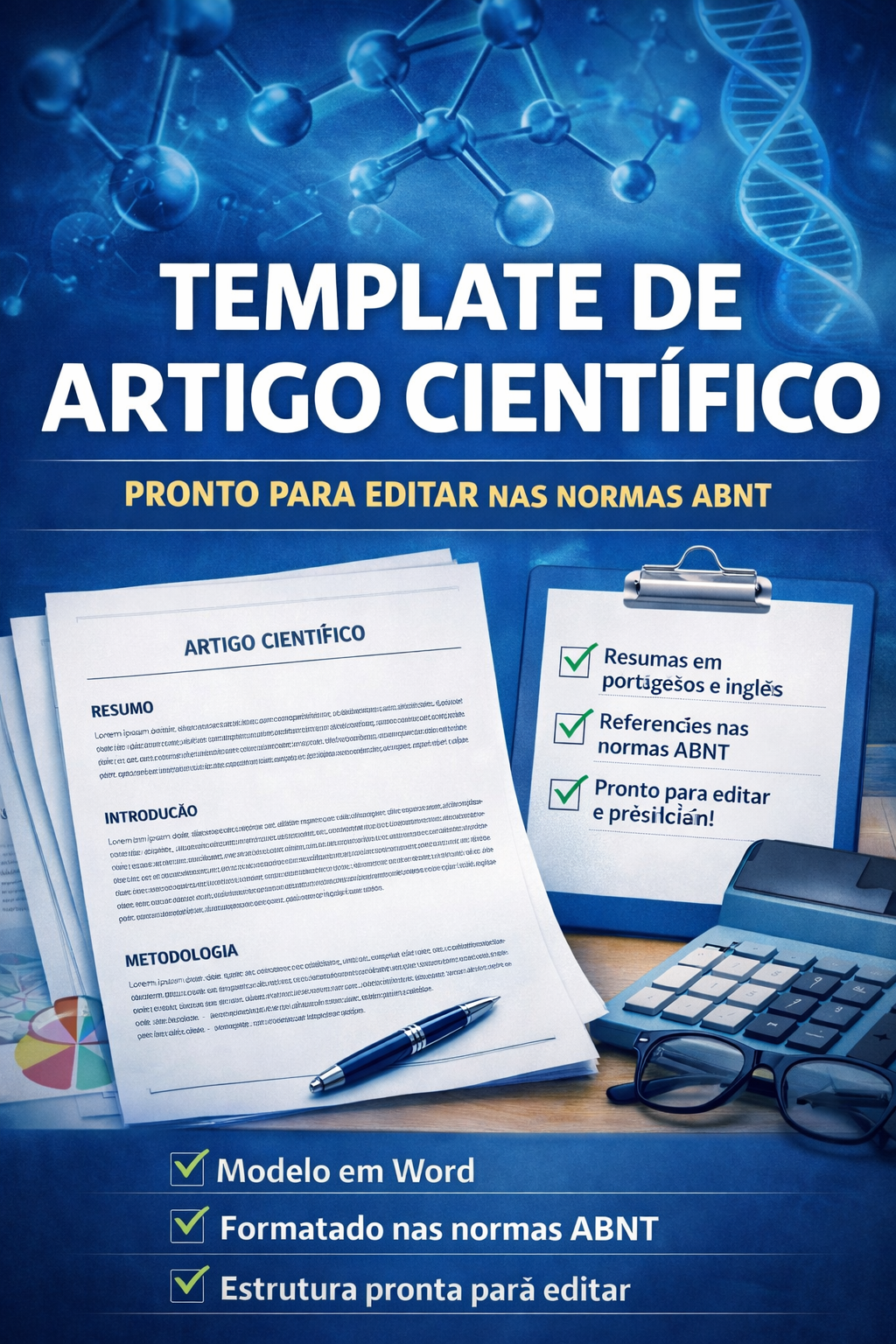 Template de Artigo Científico nas Normas ABNT – Modelo Pronto para ...