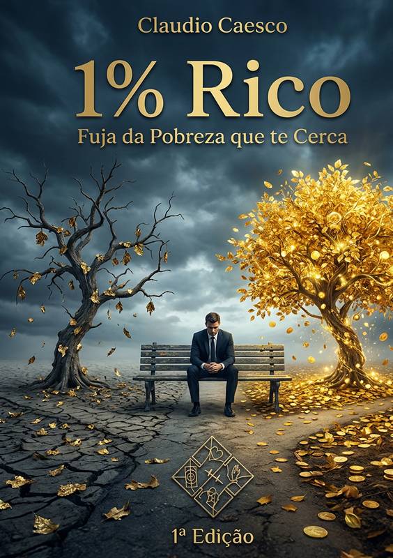 Capa do livro 1% Rico