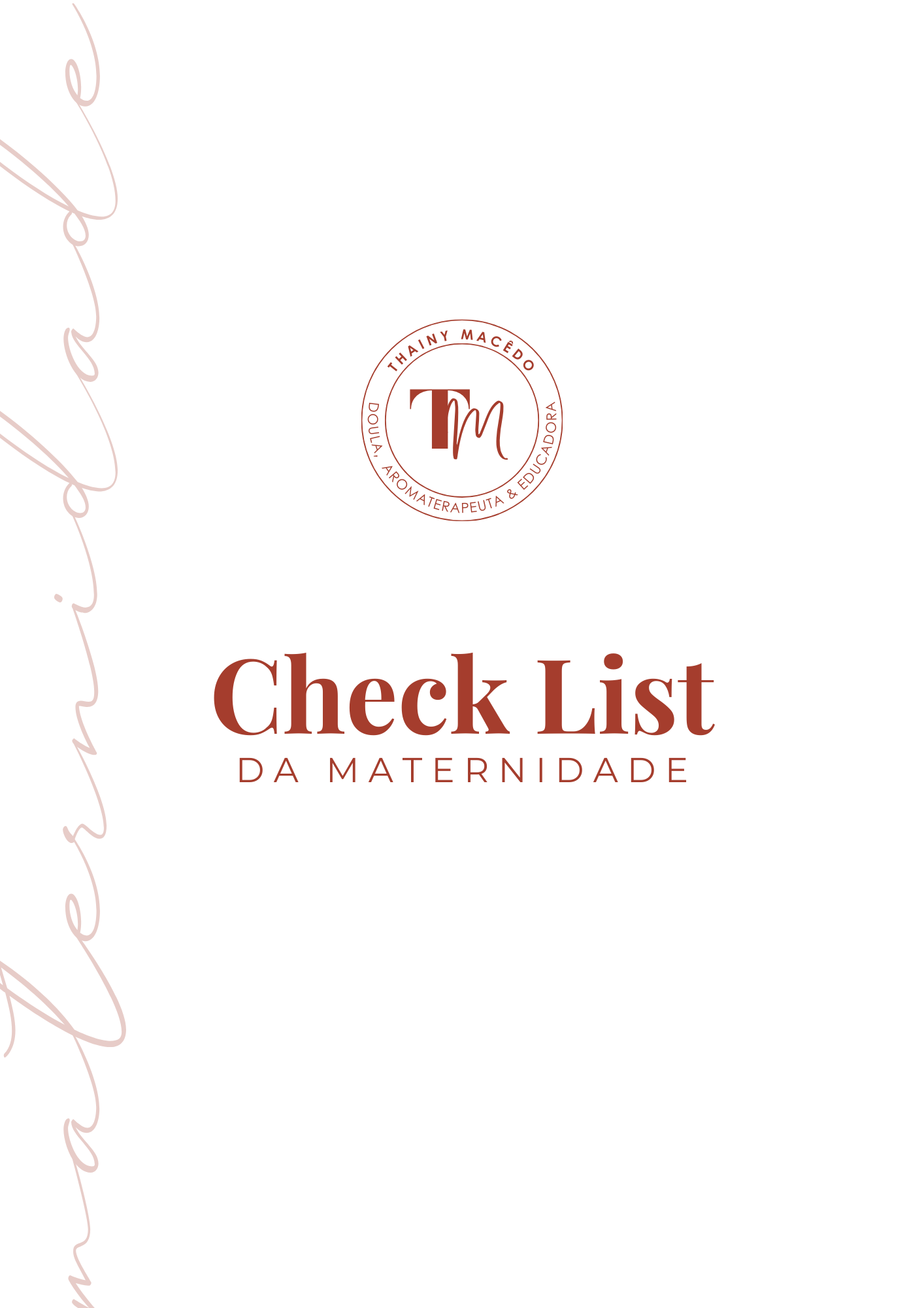 Check list da maternidade