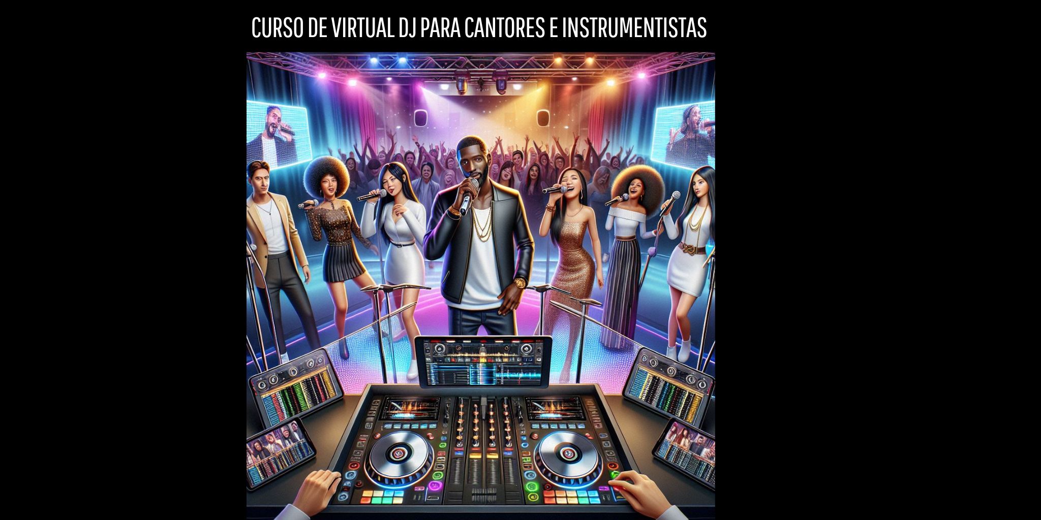 Curso de Virtual Dj para Cantores e instrumentistas que usam Playbacks