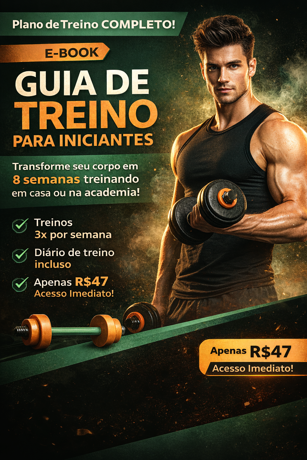 Guia de Treino para Iniciantes — Protocolo Corpo em 30 Dias