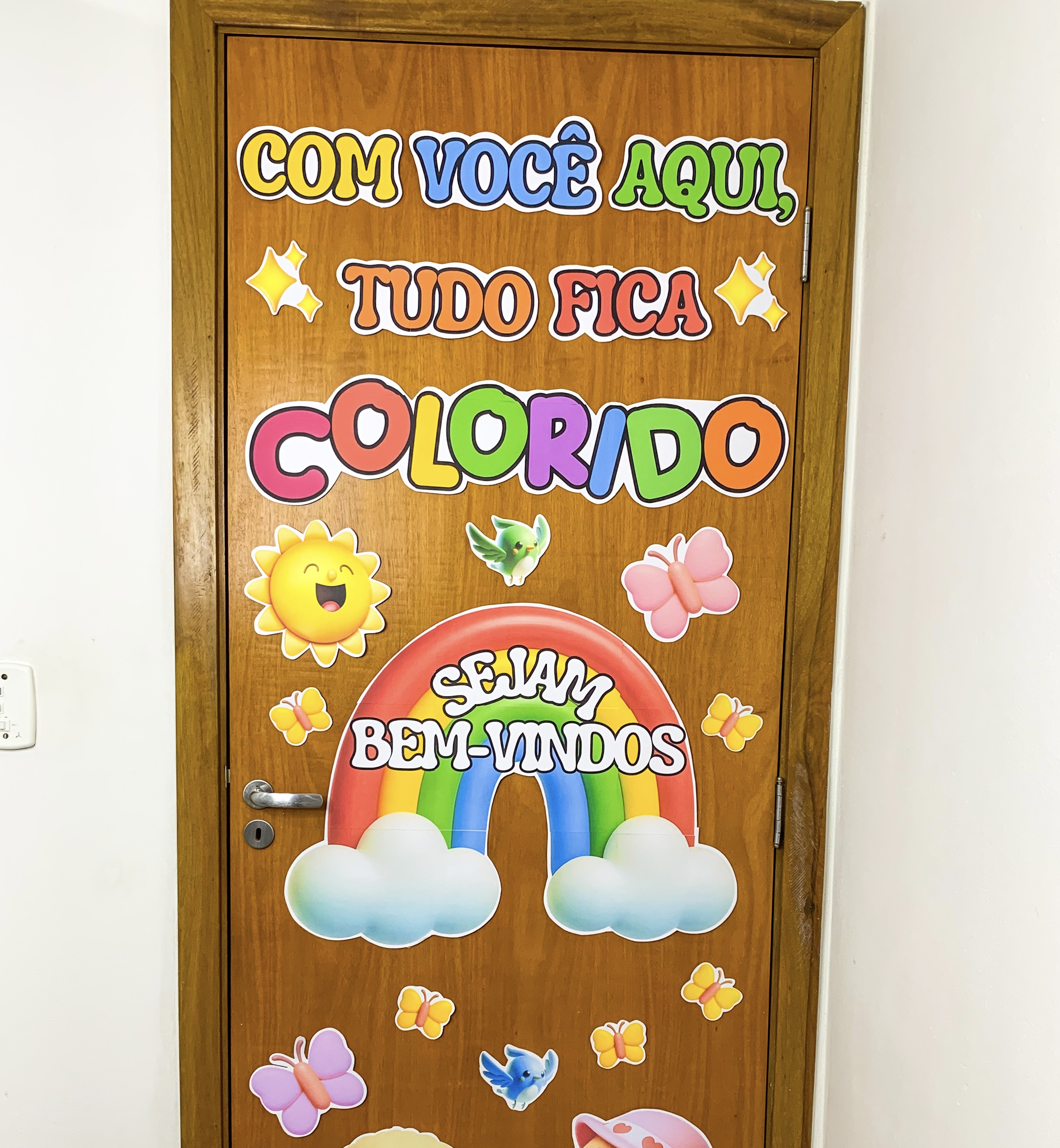 PAINEL DE PORTA VOLTA ÀS AULAS