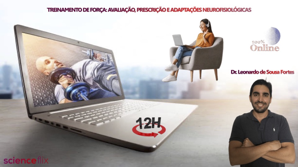 Imagem de capa para o Curso online Treinamento de Força: Avaliação, Prescrição e Adaptações Neurofisiológicas