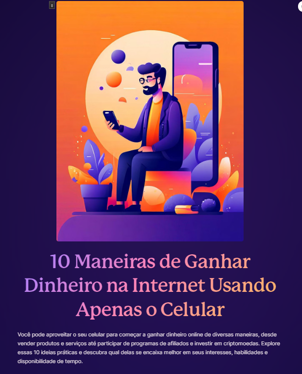 10 Maneiras de Ganhar Dinheiro na Internet Usando Apenas o Celular ...