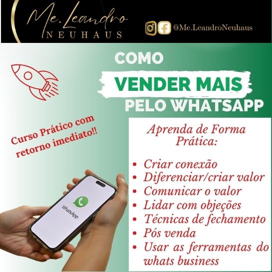 Imagem de capa para o Curso online Como Vender Mais Pelo Whatsapp