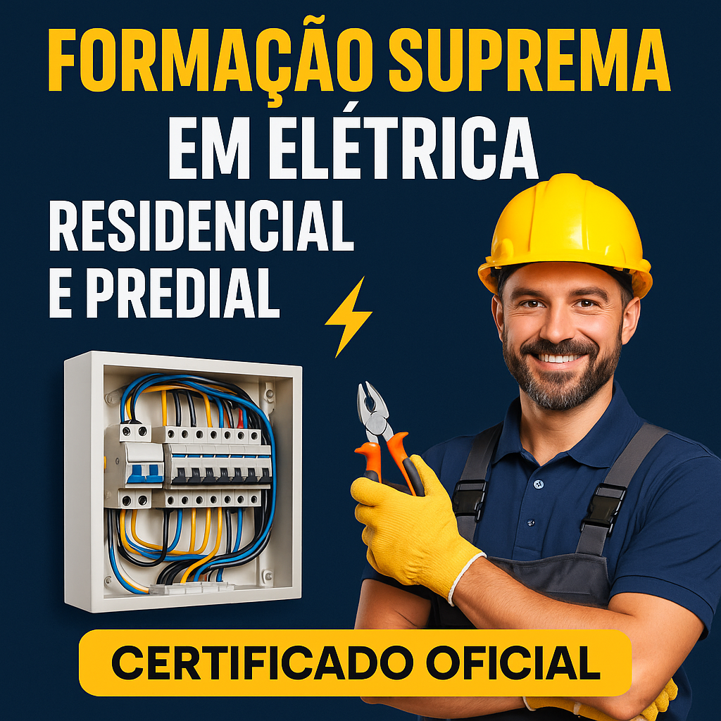 Formação Suprema em Elétrica Residencial e Predial – Certificado Oficial