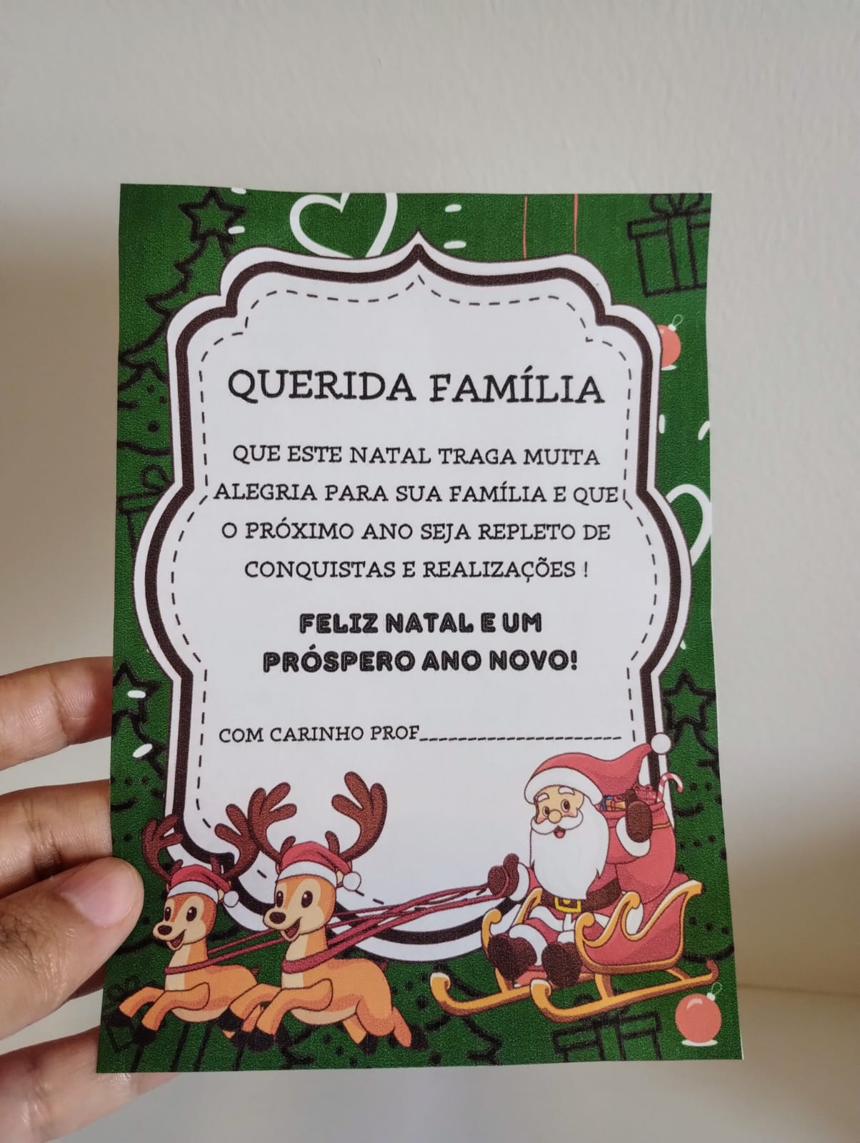 CARTÃO NATALINO PARA FAMÍLIA🎄 - Tatiane Moraes | Hotmart