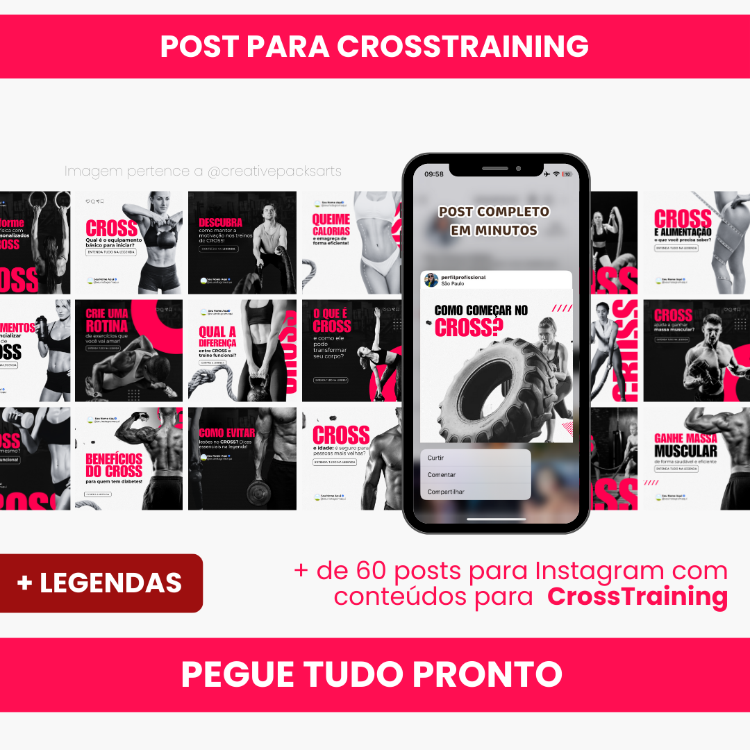 Imagem de capa para o Curso online PACK PARA CROSSTRAINING