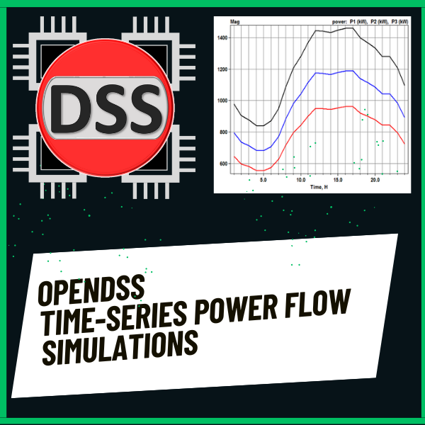 OpenDSS Time-Series Power Flow Simulations