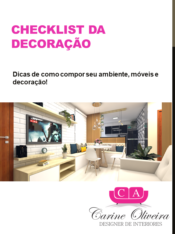 Checklist da Decoração! Dicas de como compor seu ambiente móveis e ...