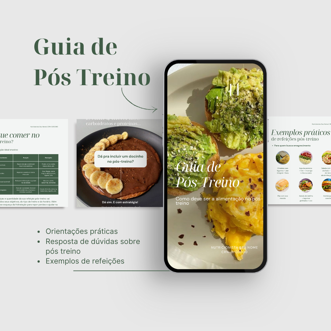EBOOK Guia de Pós Treino - Isabelle Soares | Hotmart