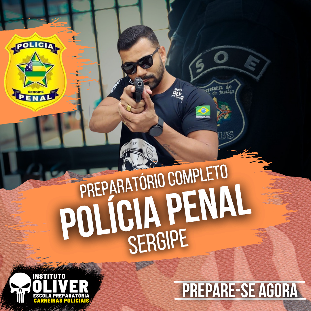 Imagem de capa para o Curso online 👮‍♂️Preparatório Completo POLÍCIA PENAL do Sergipe 👮‍♂️ PP-SE - Instituto Óliver