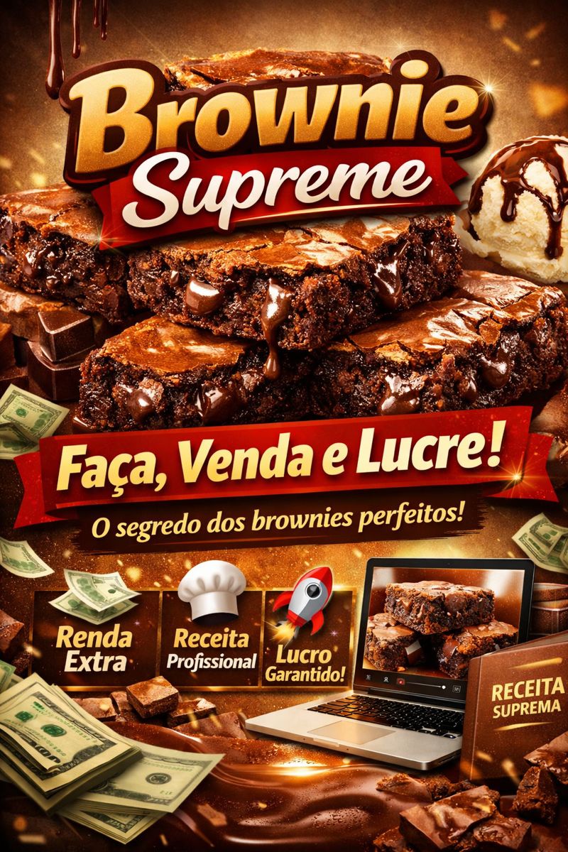 🍫 Brownie Supreme — O Segredo dos Brownies Irresistíveis!
