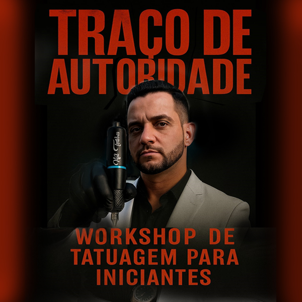 👉Traço de Autoridade (Workshop de tatuagem para iniciantes que querem começar com confiança ou quem já tatua e quer mais técnicas) Não é só técnica. "É o seu primeiro rito de passagem como tatuador."