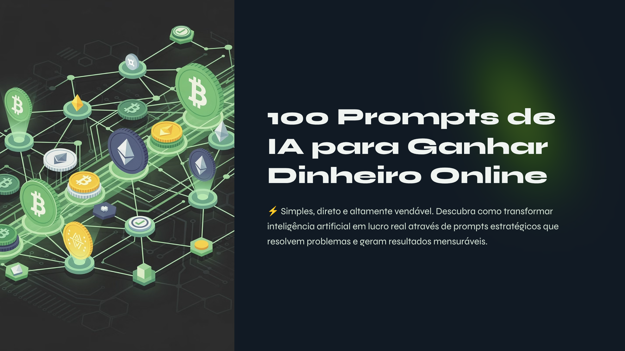 100 Prompts de IA para Ganhar Dinheiro Online