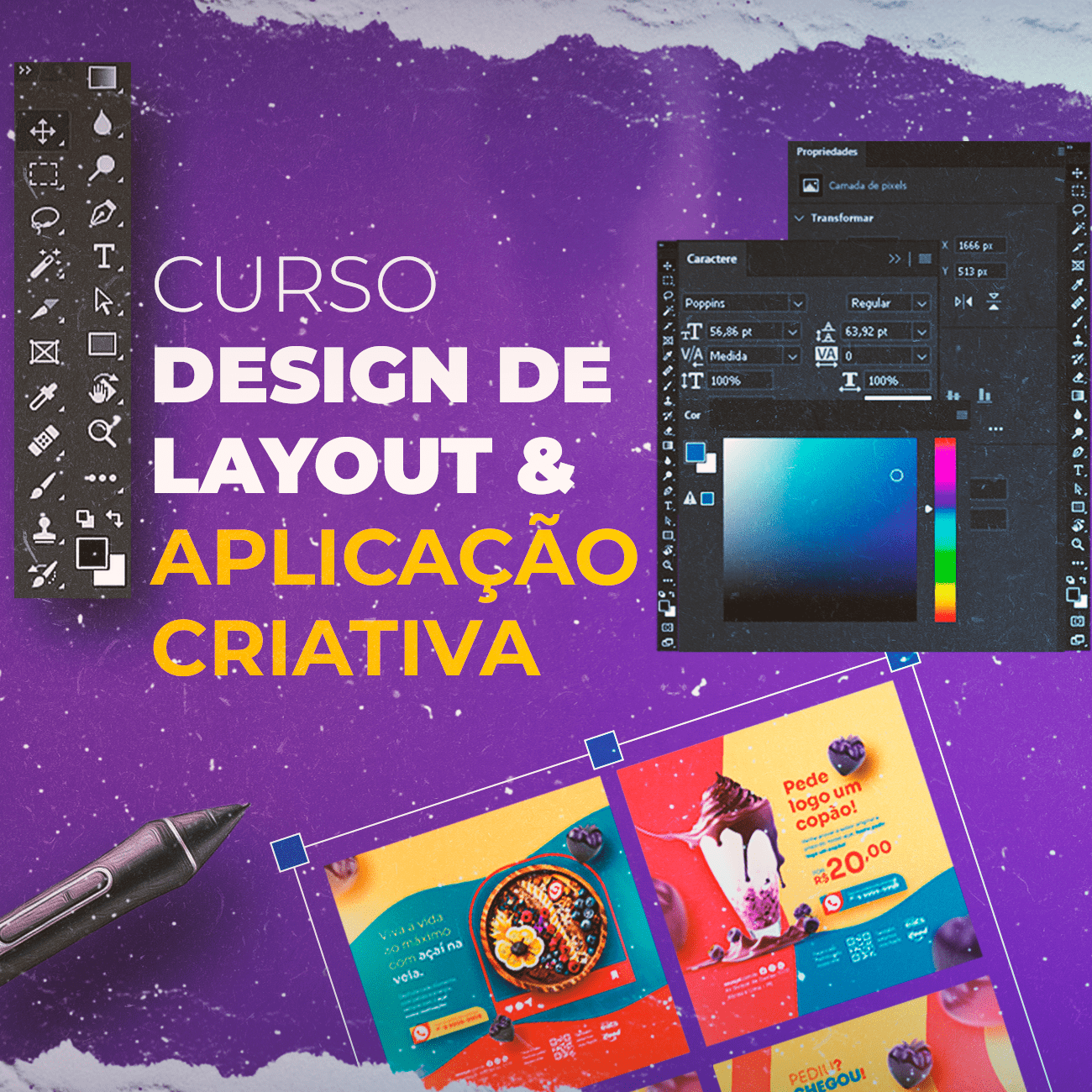 Curso Design de Layout e Aplicação Criativa - antonio glauco lopes ...