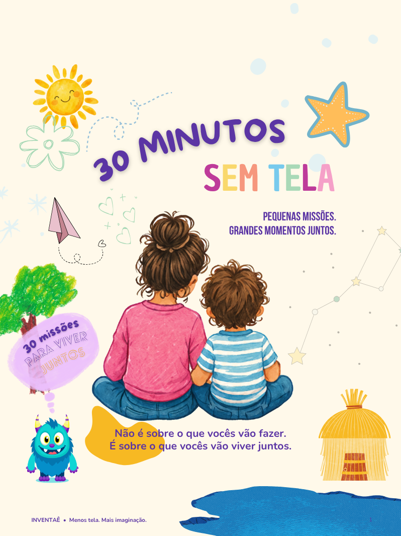 Capa do E-book 30 Minutos Sem Tela