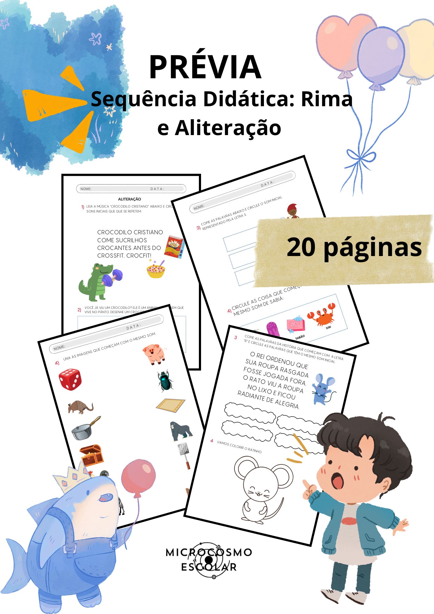 Sequência Didática - Rima e Aliteração