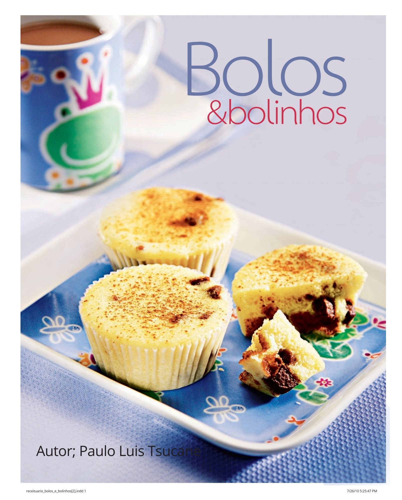 Imagem de capa para o Ebook Livro de receitas bolos e bolinhos