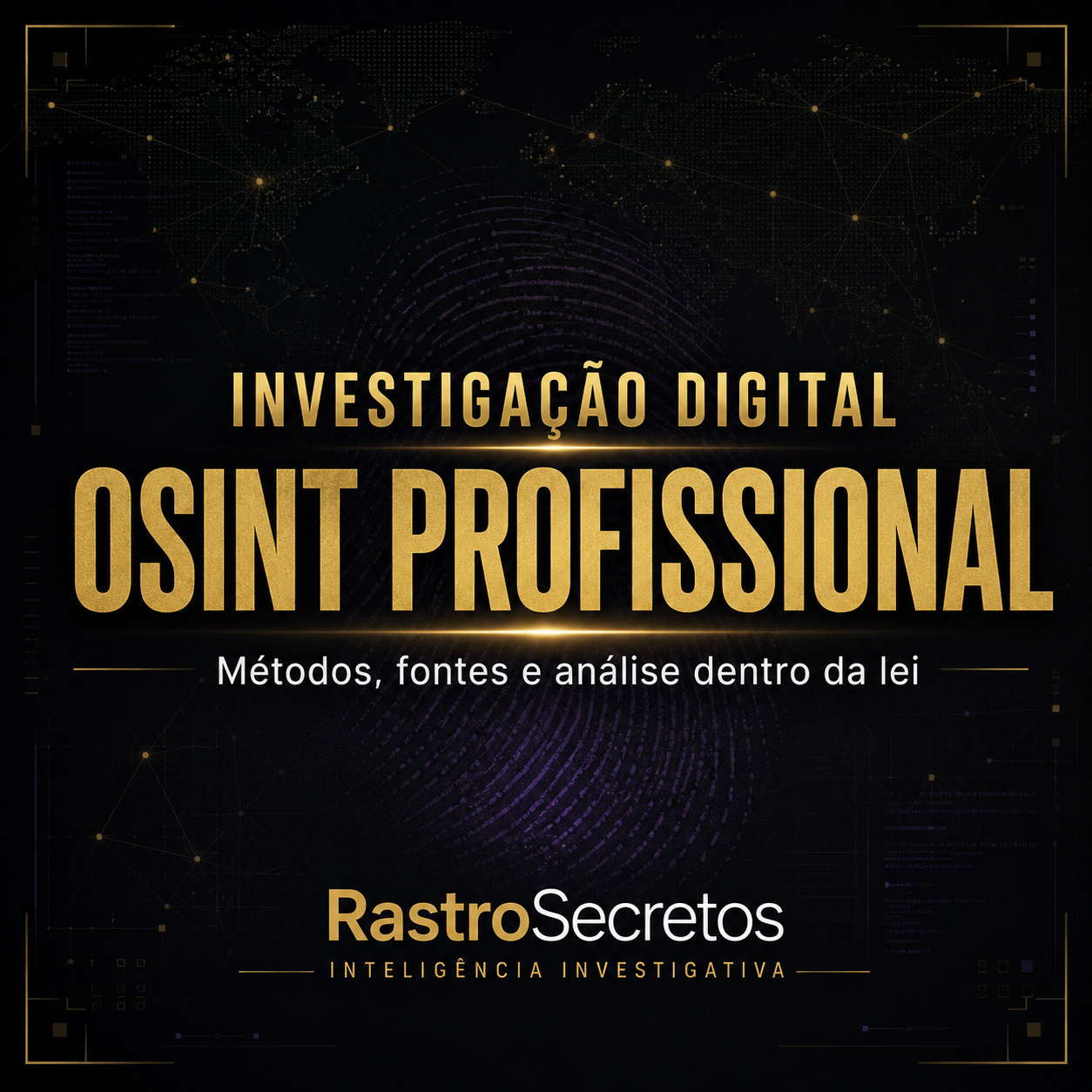 Capa do curso Investigação Digital OSINT Profissional