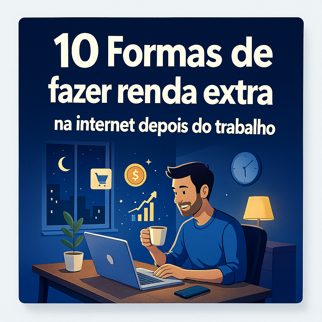 10 Formas de fazer renda extra na internet depois do trabralho.