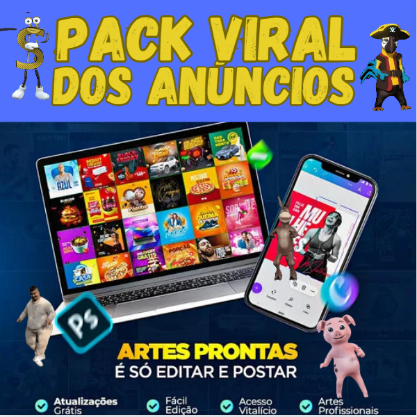 Pack Viral dos Anúncios - Rei do info produto | Hotmart