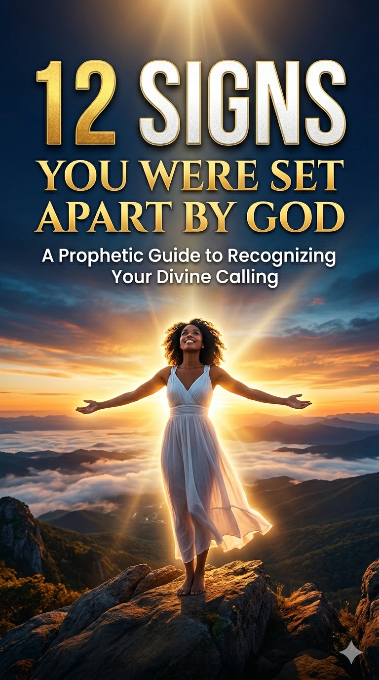 12 SIGNS YOU WERE SET APART BY GOD A Prophetic Guide to Recognizing...
