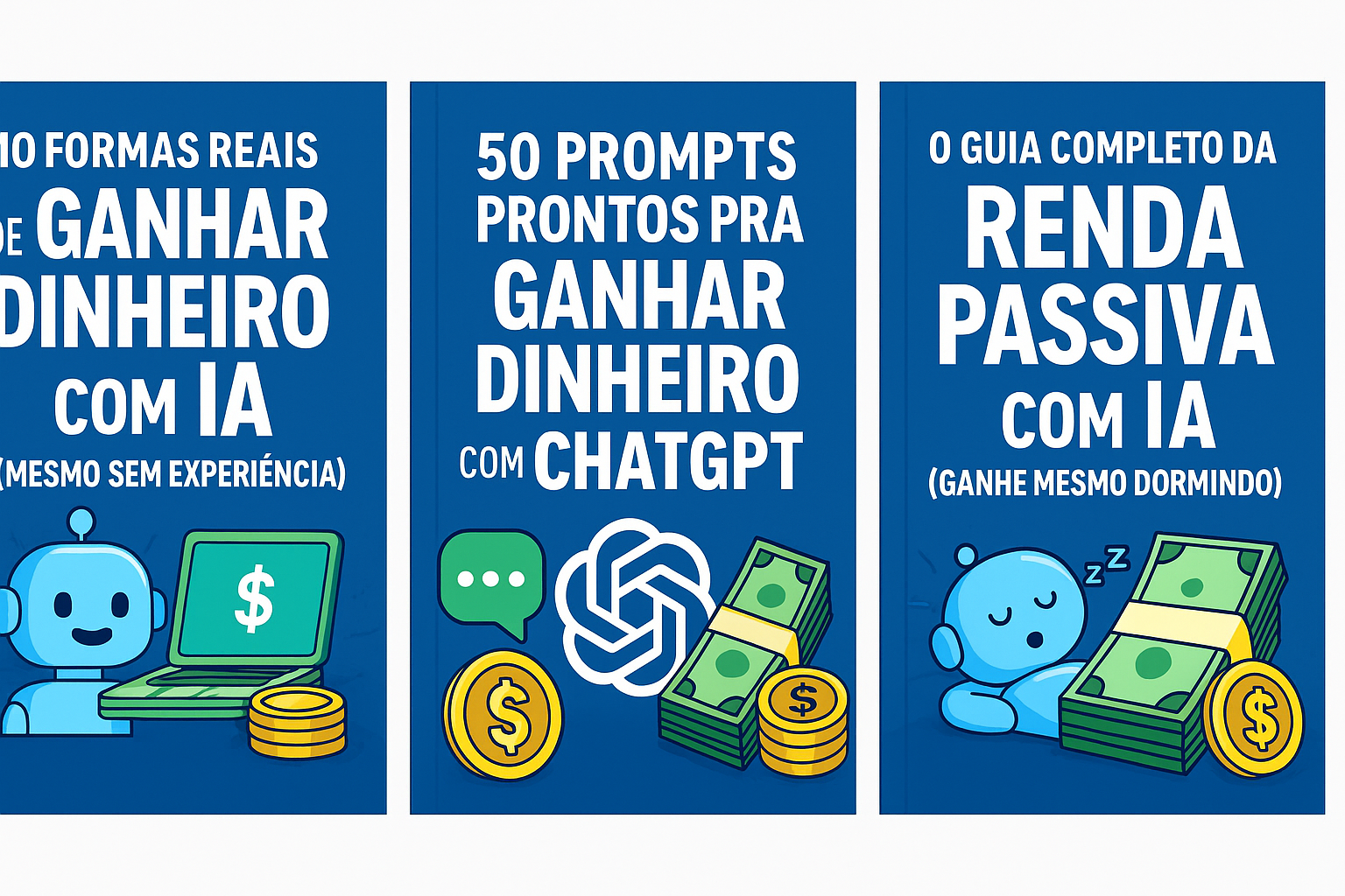 Kit Renda com IA – 3 E-books Essenciais para Criar Renda com Inteli...