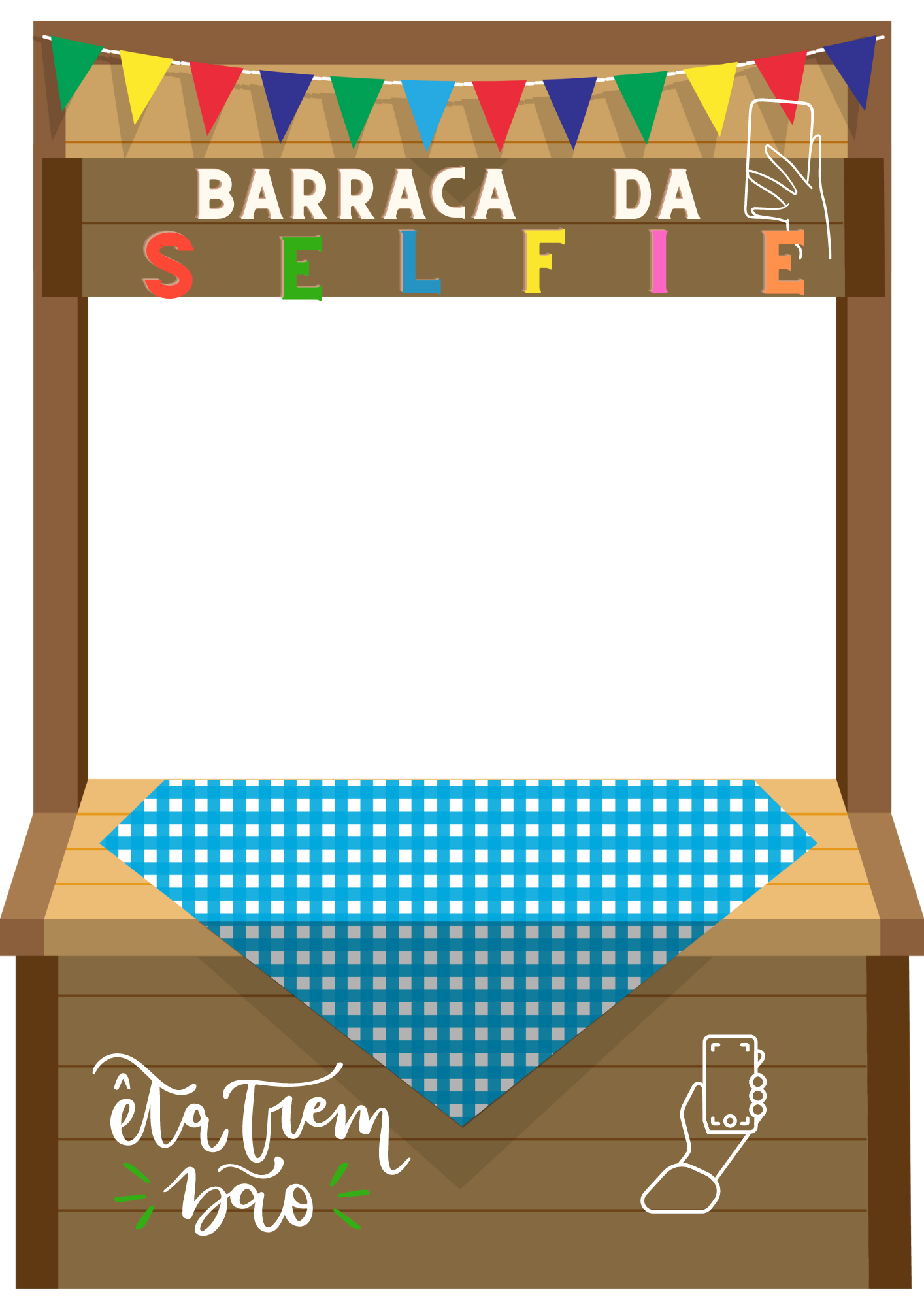 Moldura para fotos (Barraca da Selfie)