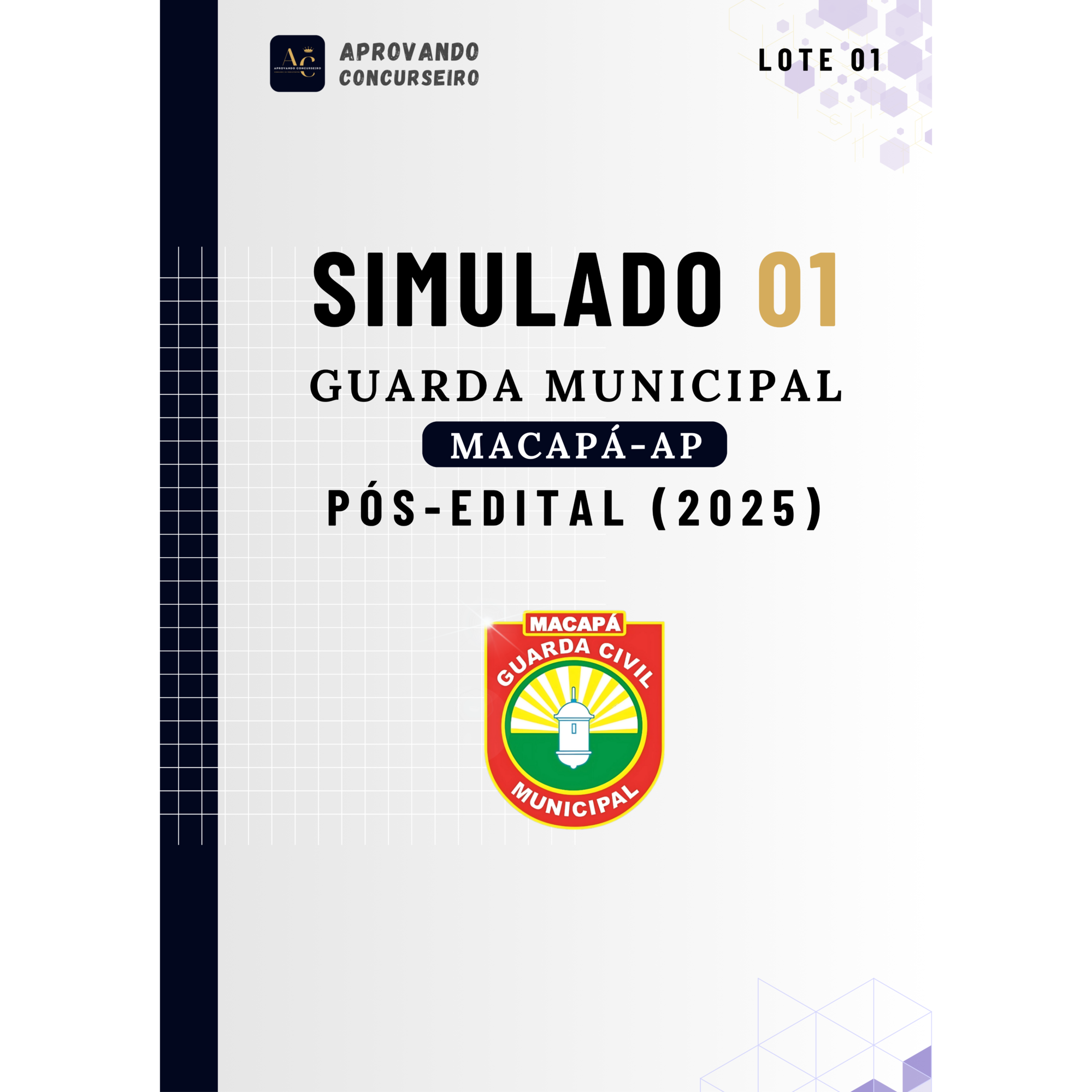07 Simulados Comentados GCM Macapá - AP (Pós edital 2025) - Aprovan...