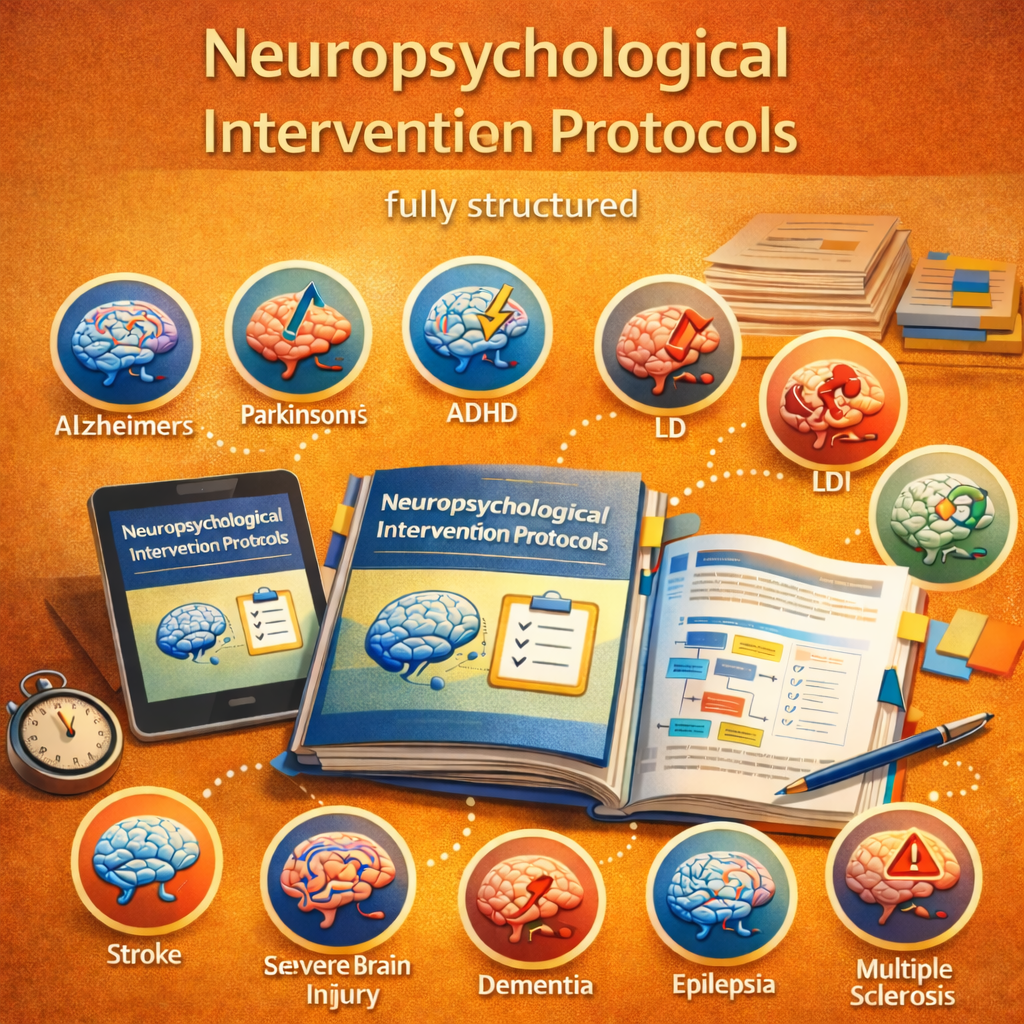 Intervention Protocols by Pathology in Clinical Neuropsychology