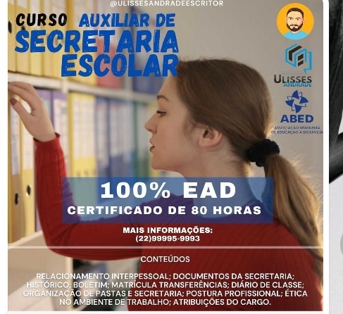 Curso de Auxiliar de Secretaria Escolar