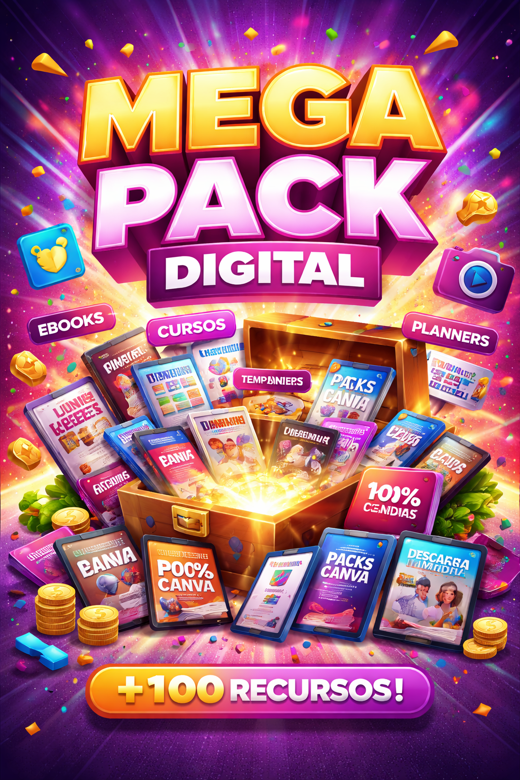 MEGA PACK DIGITAL 2026 - impulso digital | Hotmart