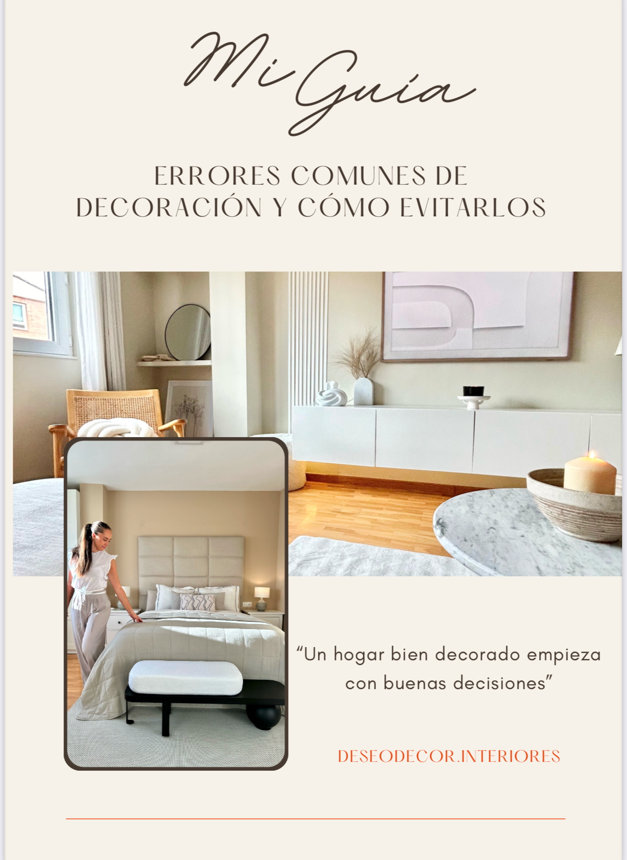 Mi Guía “Errores comunes en decoración y cómo evitarlos” | Hotmart