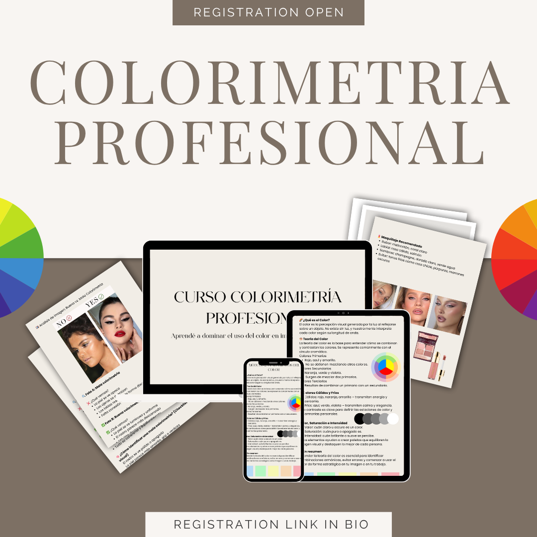 Curso Colorimetría Profesional - Aprendé a dominar el uso del color...