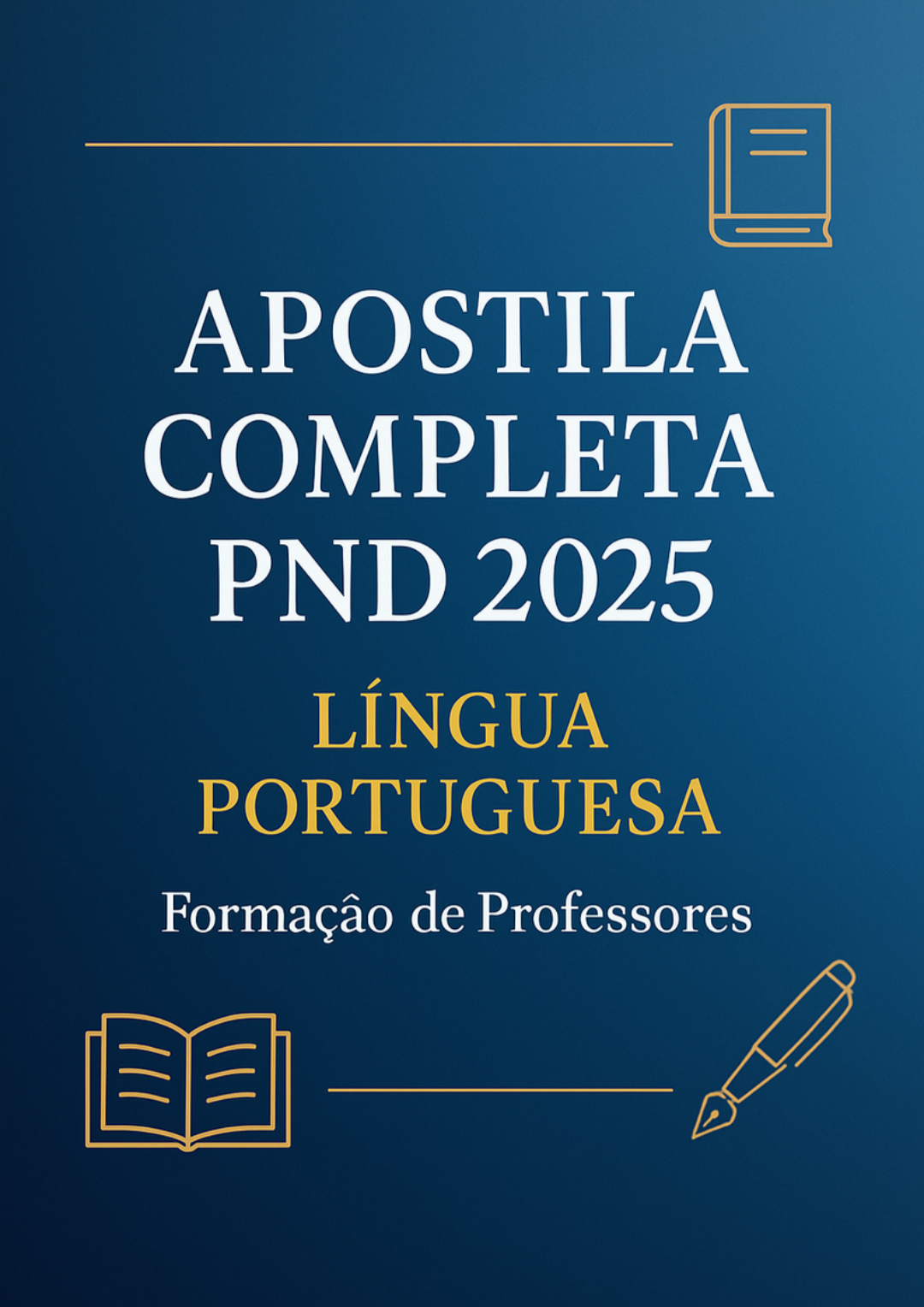 APOSTILA COMPLETA PND 2025 - LÍNGUA PORTUGUESA - Ricardo Silva | Ho...