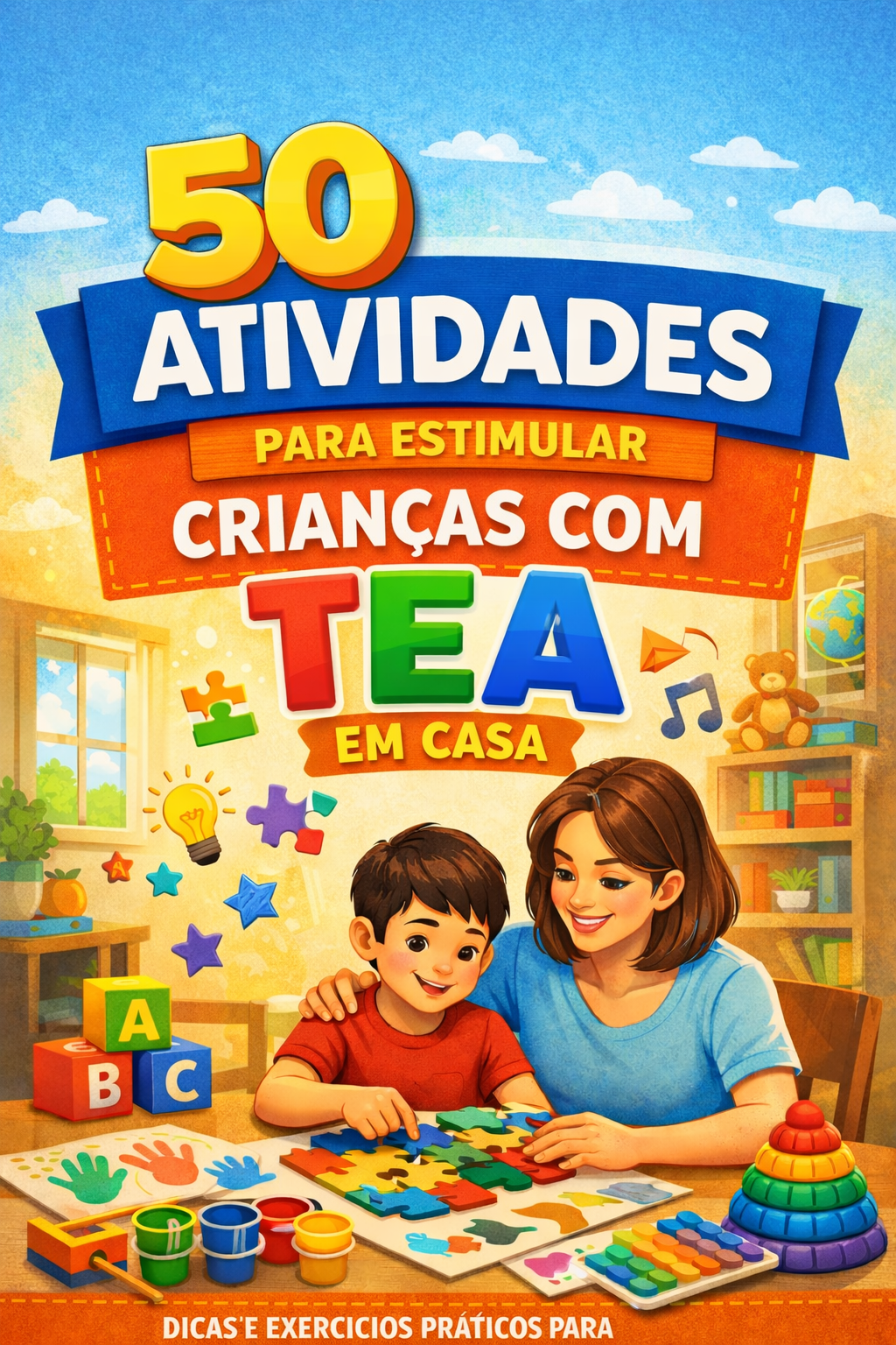 50 Atividades para Estimular Crianças com TEA em Casa | Hotmart
