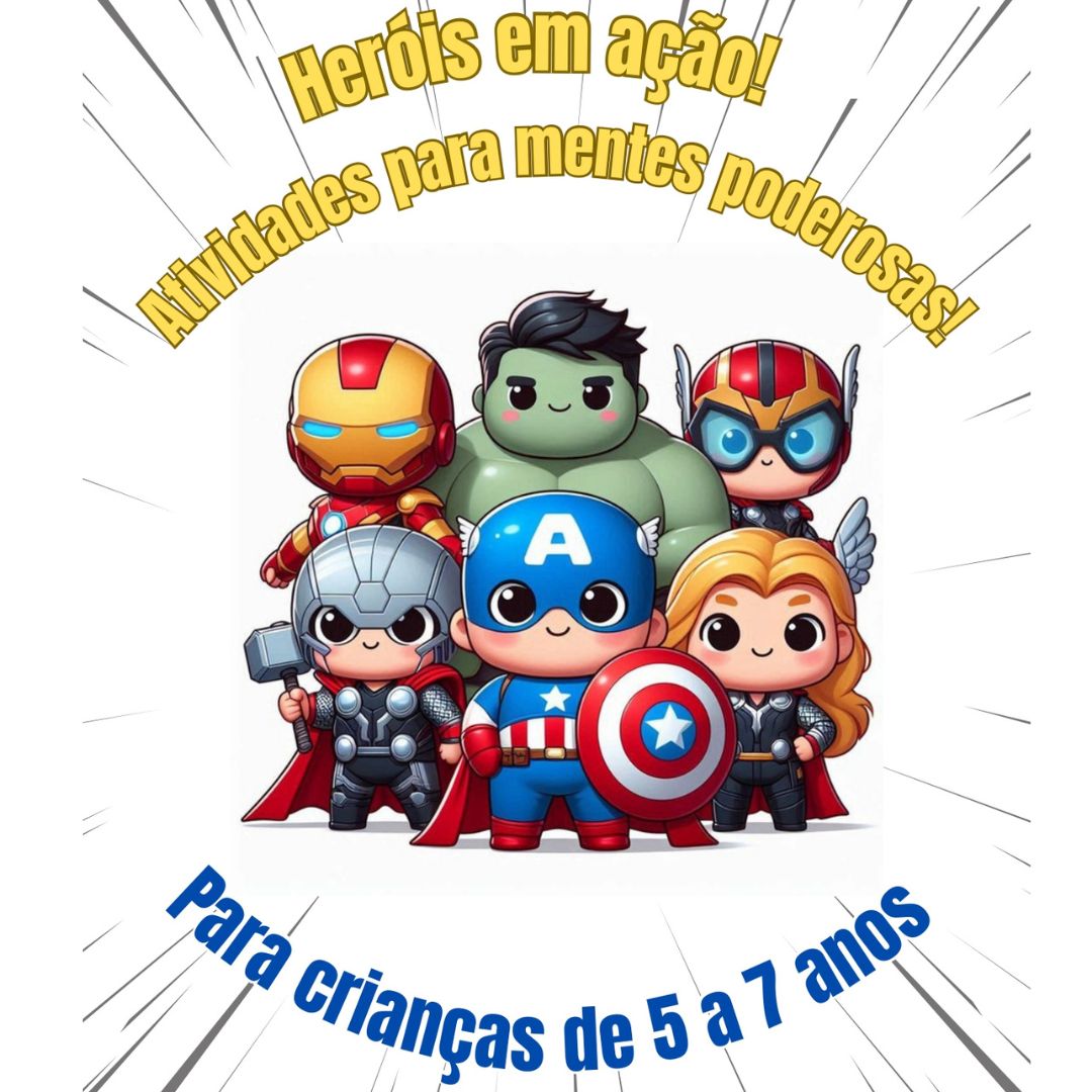 Missão Heróica: Atividades Divertidas para Crianças!