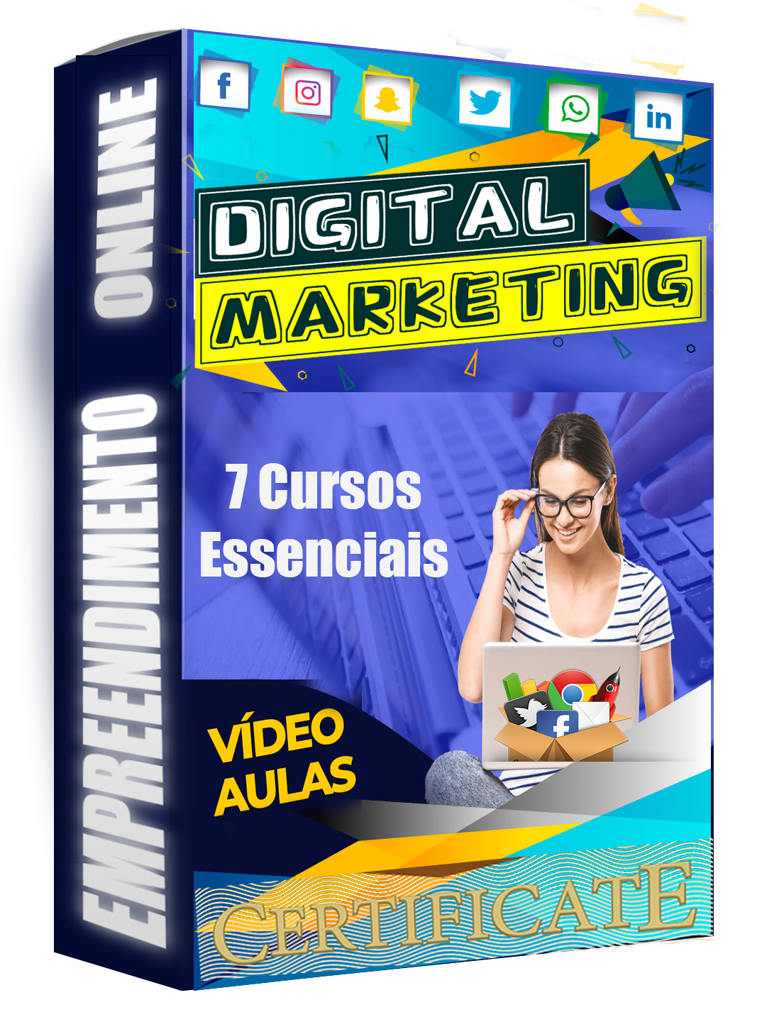 Imagem de capa para o Curso online Marketing de A a Z: Transforme Suas Estratégias com 7 Cursos Essenciais