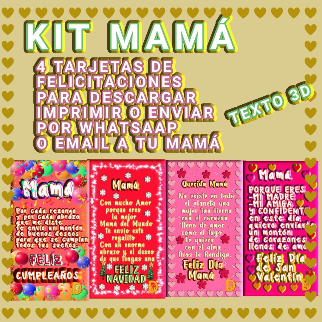 Imagen de portada para Curso online Kit Mamá Tarjetas de Felicitaciones