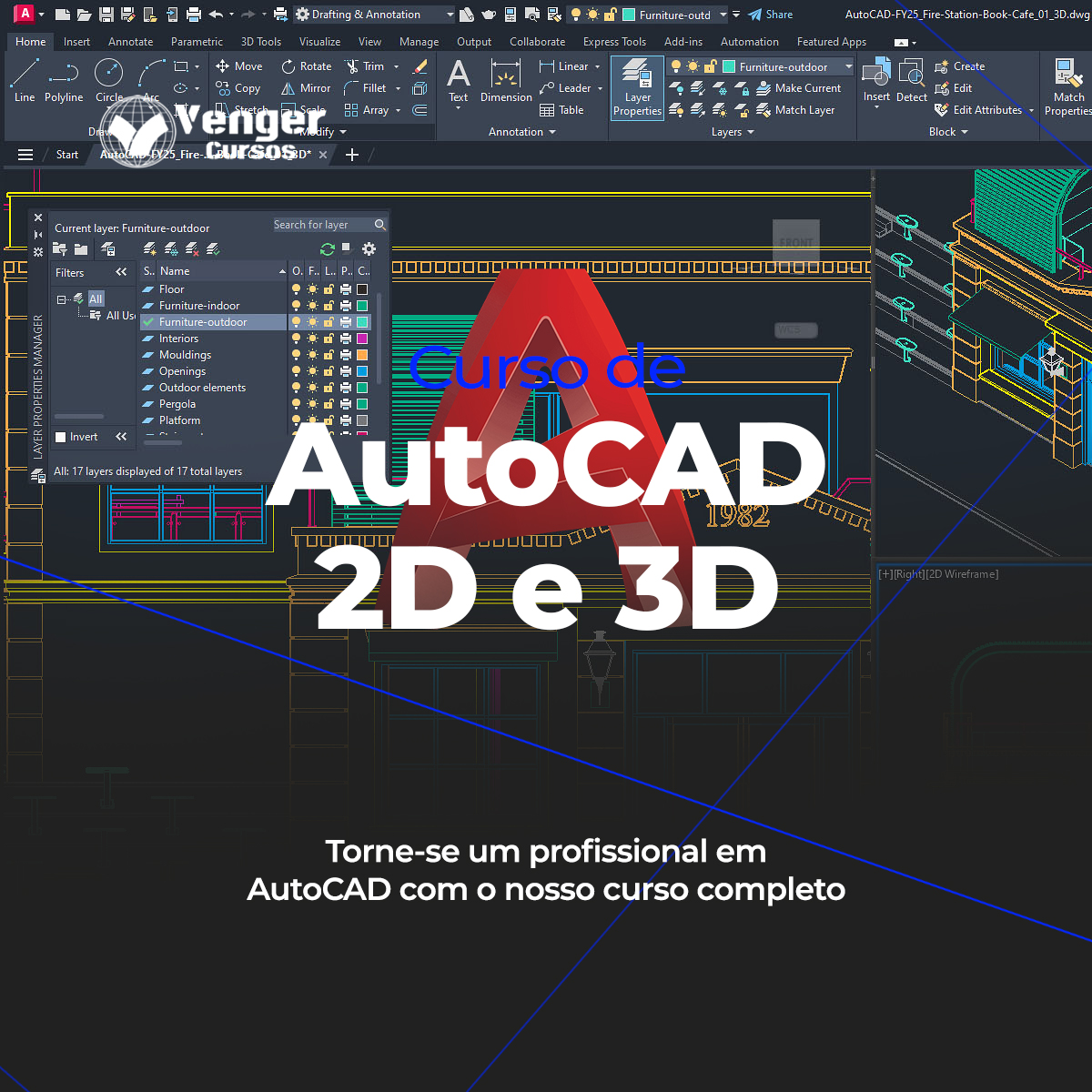 Curso de AutoCAD 2D e 3D